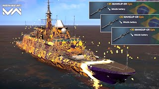 FS Aquitaine  Powerful Frigate With New MANSUPER Missile  Modern Warships Gameplay [upl. by Yslek]