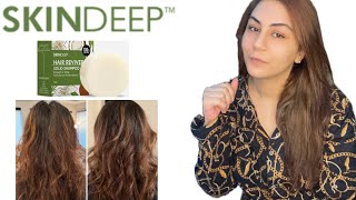 WHAT IS SOLID SHAMPOO detailed review of skindeep hair revival shampoo skincare lifestyle [upl. by Aelram]