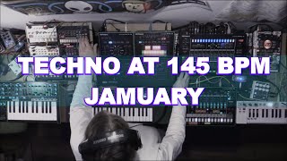 145 BPM TECHNO into 2024 Jamuary [upl. by Riatsala485]