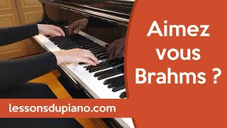 Valse 3 Op 39 Brahms simplifiée [upl. by Maller250]