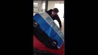 How To Fold a VW Camper Van Pop Up Play Tent [upl. by Llyrehc]