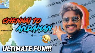 🤩Chennai To Andaman 🤩 WORST FLIGHT EXPERIENCE 😡  Andaman Series Ep 1 [upl. by Molini650]