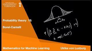 P Probability theory 15 BorelCantelli [upl. by Terrill]