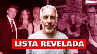 Esta es la LISTA de FAMOSOS de JEFFREY EPSTEIN [upl. by Letch]