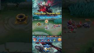 Crazy Damage for Lesley 😱 mobilelegends mlbb [upl. by Anivla]