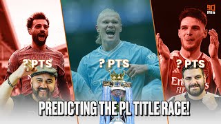 PREDICTING THE PREMIER LEAGUE TITLE RACE [upl. by Taryn]