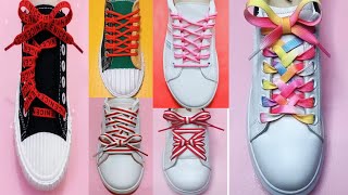 How to Tie Shoelaces Creative Ways To Tie Shoelaces Lace Stylish Shoelaces 1 [upl. by Grete]