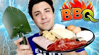 JE FAIS UN MÉGA BARBECUE AVEC UNE PELLE [upl. by Ynabla]