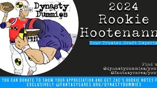 259 Dynasty Dummies 259  Weltschmerz 2024 Rookie Hootenanny WRs Part 147 [upl. by Aplihs]