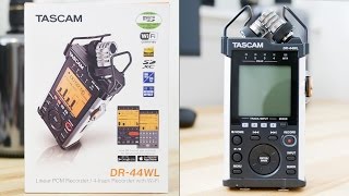 TASCAM DR44WL Detailed Recorder Review [upl. by Proulx]