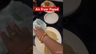 Air fryer  air fryer papad airfryer airfryerrecipes philips philipsairfryer youtubeshorts [upl. by Safoelc597]