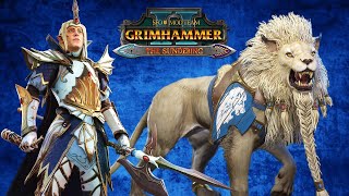 LION KING  Prince Imriks Royal Kitty Cat Gambit  SFO Grimhammer High Elves vs Lizardmen [upl. by Ymmit]