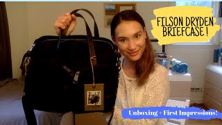 REVIEW  Filson Dryden Briefcase  Unboxing  First Impressions [upl. by Olly]