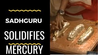 Solidifying Mercury Acharya Balakrishna amp Sadhguru [upl. by Neelear]