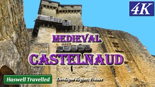 Inside Medieval Chateau de Castelnaud on Dordogne River  France 4K [upl. by Maryly873]