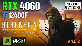 STALKER 2  RTX 4060  i5 12400F  Native  DLSS  FG  1080p [upl. by Llertrac]