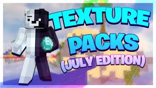 BEST BEDWARS PACKS  Minecraft Bedwars July [upl. by Neely]