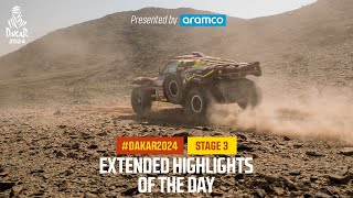 Extended highlights of Stage 3 presented by Aramco  Dakar2024 [upl. by Schreibman]