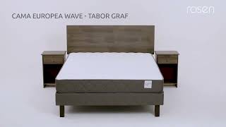 CAMA EUROPEA Wave  Muebles Tabor [upl. by Lilith938]