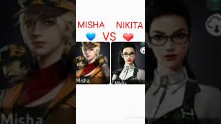 free fire viral shorts misha vs nikita viral shorts 10 k [upl. by Salahi]