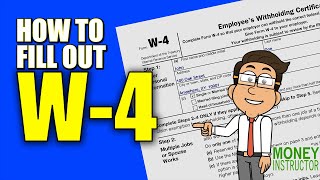 How to Fill Out an IRS W4 Form  Money Instructor [upl. by Sateia]