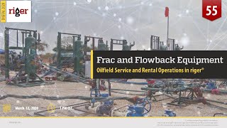 Frac and flowback services and equipment rentals │RigER webinar 55 [upl. by Abernon937]