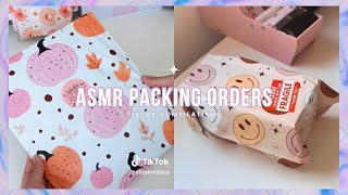 ASMR Packing Orders TikTok Compilation📦💕8 [upl. by Stieglitz712]