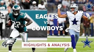 Philadelphia Eagles vs Dallas Cowboys Highlights amp Analysis  Saquon Barkley amp CeeDee Lamb Showdown [upl. by Cleland]