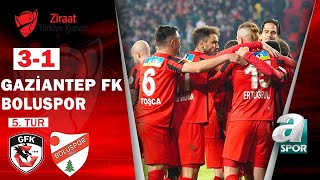 Gaziantep FK 3  1 Boluspor Ziraat Türkiye Kupası 5 Tur Maçı 22122022 [upl. by Suiramed]