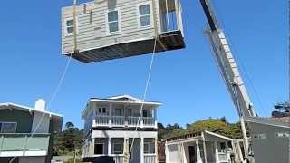 3 Homes 1 Day California Prefab pickandset house 3 mod 1  V13 [upl. by Fitts]