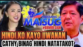 CATHY BINAG MARAMI PANG ILALABAS bbmresign [upl. by Enelram]