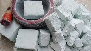 Soft gym chalk blocks crushing  satisfying  ASMR [upl. by Luhey]