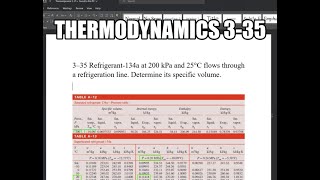 Thermodynamics 335 Refrigerant134a at 200 kPa and 25°C flows through a refrigeration line [upl. by Adien]