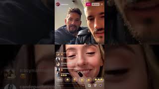 MAU Y RICKY EVALUNA  LA GROSERA instagram live [upl. by Donall]