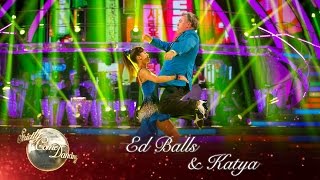 Ed Balls amp Katya Jones Salsa to Gangnam Style by Psy  Strictly Come Dancing 2016 Week 8 [upl. by Brigg]