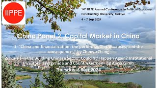 2024 09 05 IIPPE Conference China Panel 2 Capital Market in China [upl. by Ecyle]