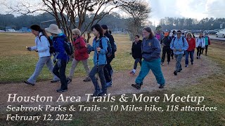 Houston Area Trails amp More Meetup \ Seabrook Parks amp Trails [upl. by Airliah]