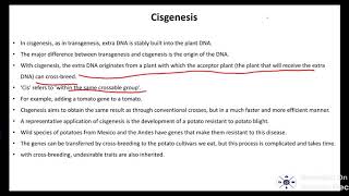 Transgenics cisgenesis and intragenesis [upl. by Willamina608]