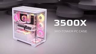 CORSAIR 3500X Cases  Cool Clear Captivating [upl. by Lamprey]