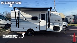 Our CHEAPEST New Travel Trailer 2025 Jayco Jayflight SLX 170BH Only 11999 [upl. by Yezdnil]