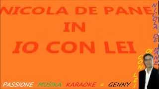 NICOLA DE PANE Io per lei karaoke [upl. by Leeda]