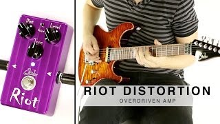 SUHR RIOT DISTORTION™  OVERDRIVEN AMP [upl. by Ynittirb]