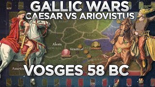 Caesar vs Ariovistus Battle of Vosges 58 BC DOCUMENTARY [upl. by Eloc757]