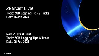 ZENcast Live ZENworks Service Desk Logging Tips amp Details [upl. by Ecinaej]