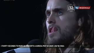 I THIRTY SECONDS TO MARS IN CONCERTO A GORIZIA PER GO 2025  28102024 [upl. by Enywtna176]