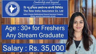 NIACL Assistant Job Vacancy for all stream Fresher Graduates  All India Government Job Vacancy 2024 [upl. by Nnanaej139]