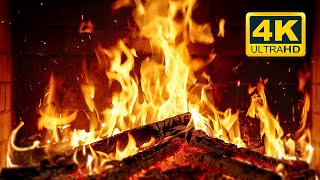 🔥 Cozy Fireplace 4K 12 HOURS Fireplace with Crackling Fire Sounds Crackling Fireplace 4K [upl. by Panchito643]