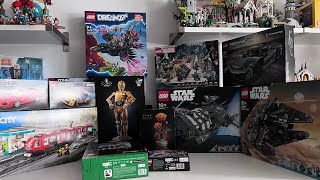 Lego Ağustos Toplu Paket açılış Videosu Star WarsMinecraftCityMarvelTechnic [upl. by Daus]