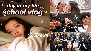 DAY IN MY LIFE school vlog freshman🎒 friends emmiol tryon haul dance showcase  more [upl. by Anetta]