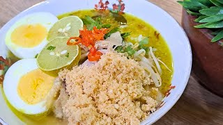 RESEP SOTO AYAM LAMONGAN TERENAK [upl. by Nagey476]